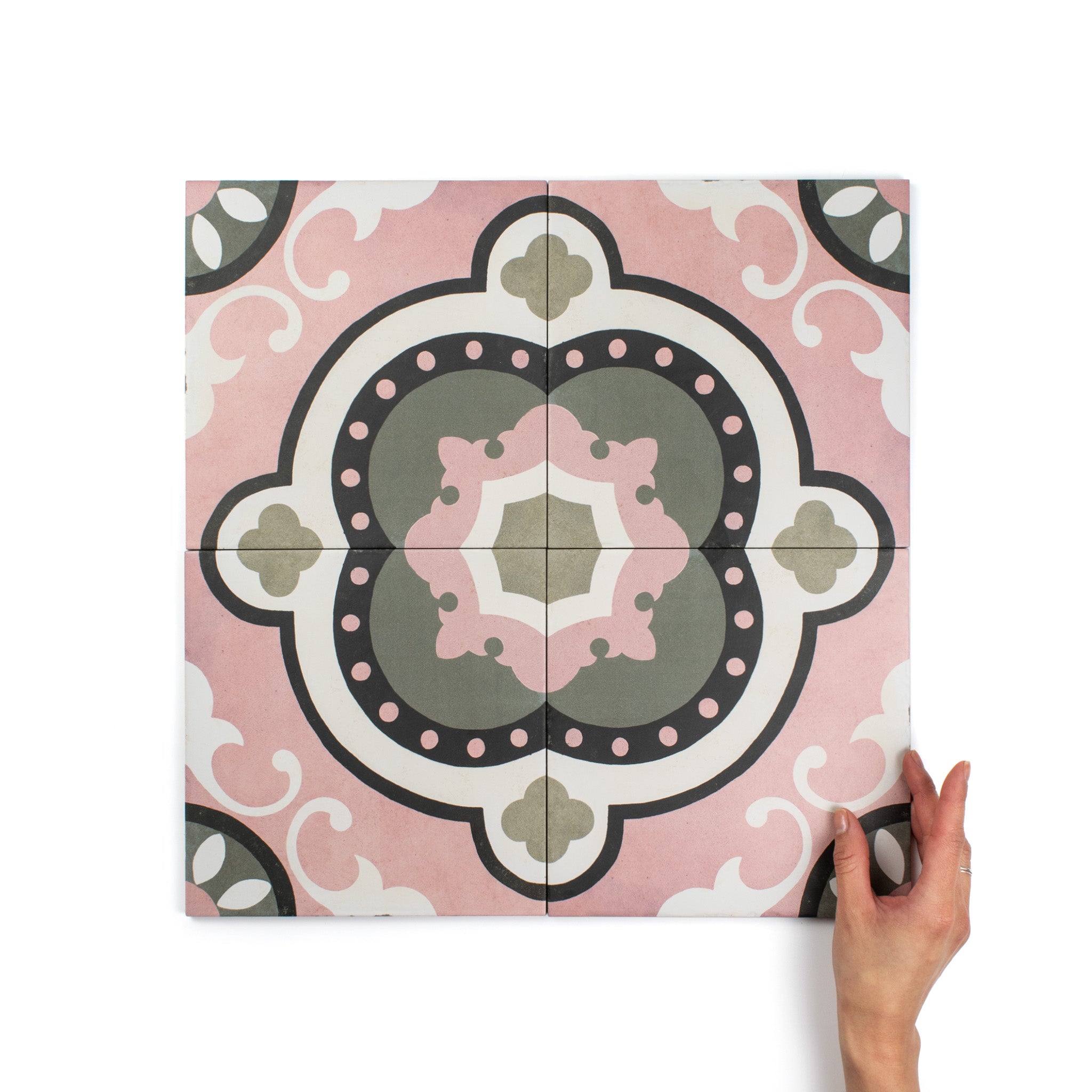 Hanoi Rose Patterned Tile – Porcelain Superstore