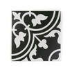 Abbey Decor Black Floor Tile