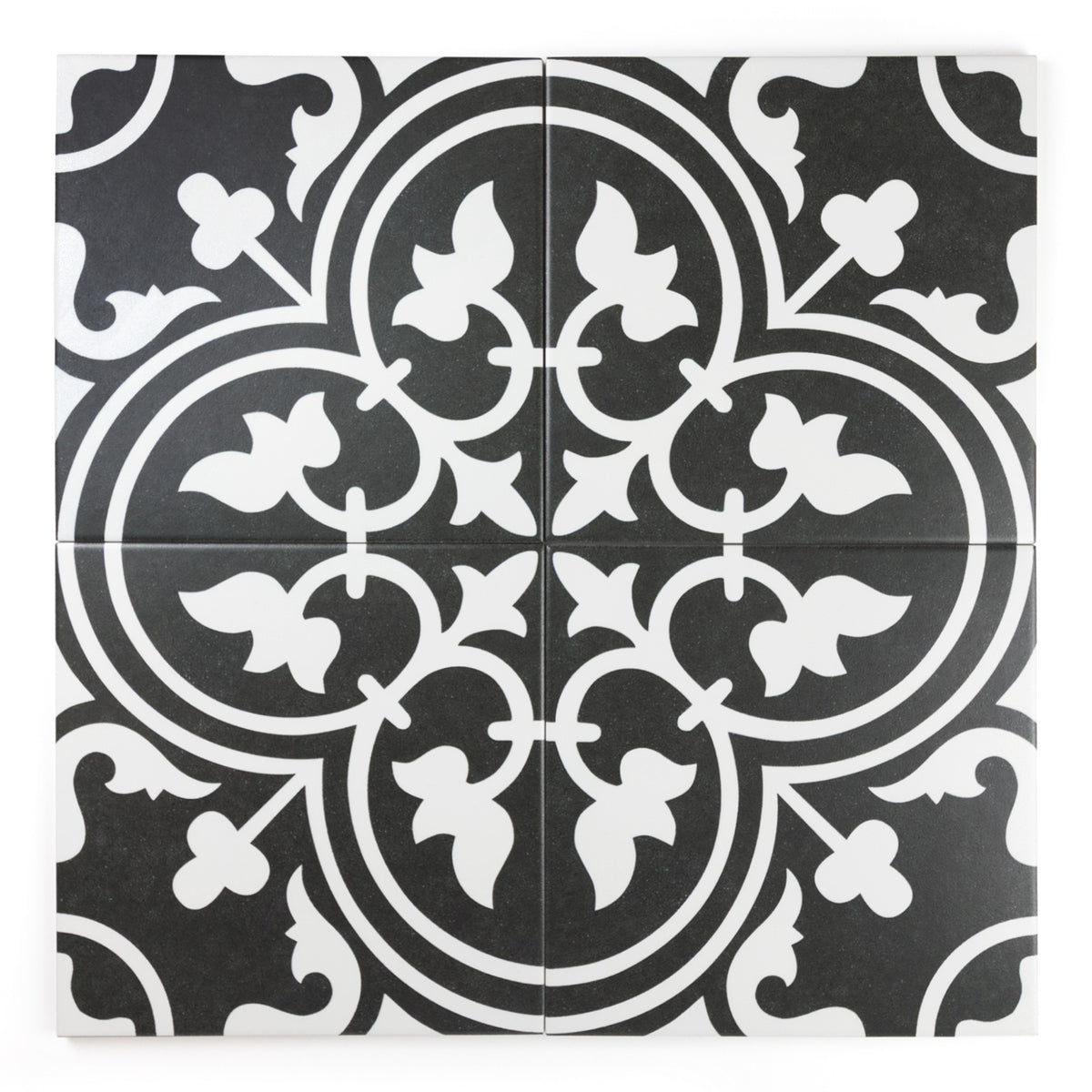 Abbey Decor Black Floor Tile