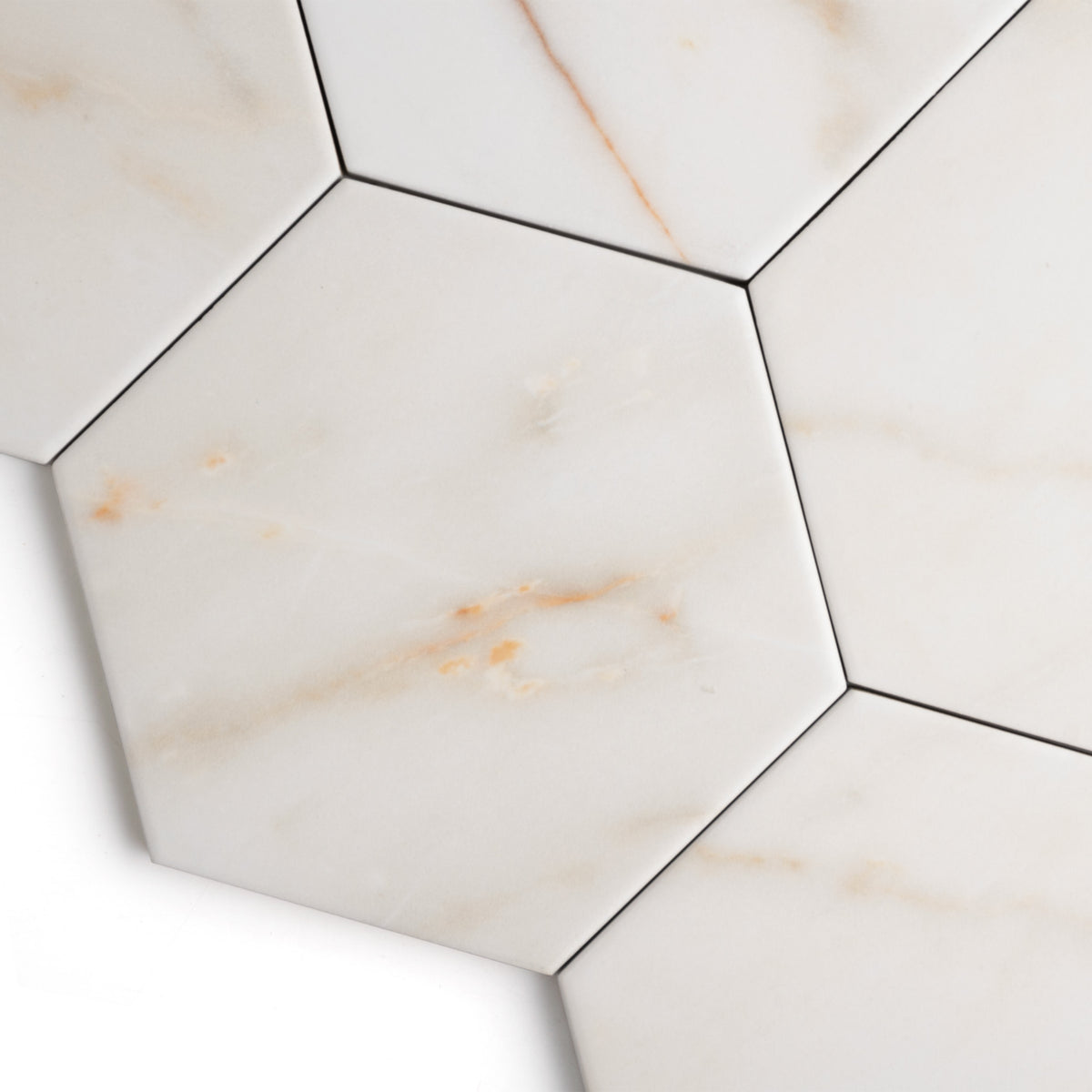 Amber Hexagon Wall Tile