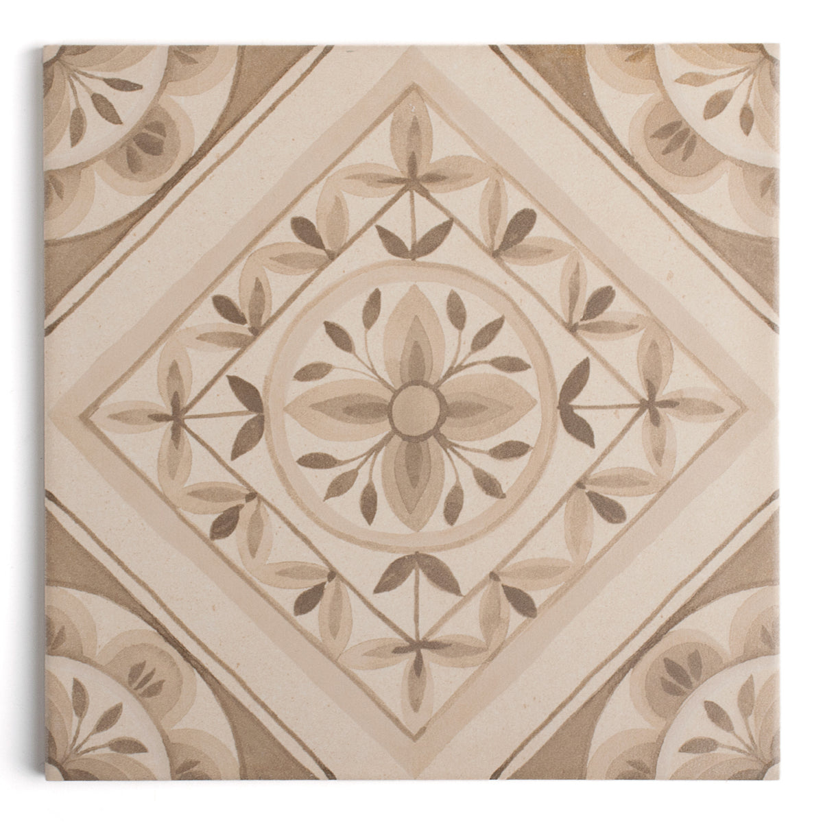 Amour Ivory Patterned Tile