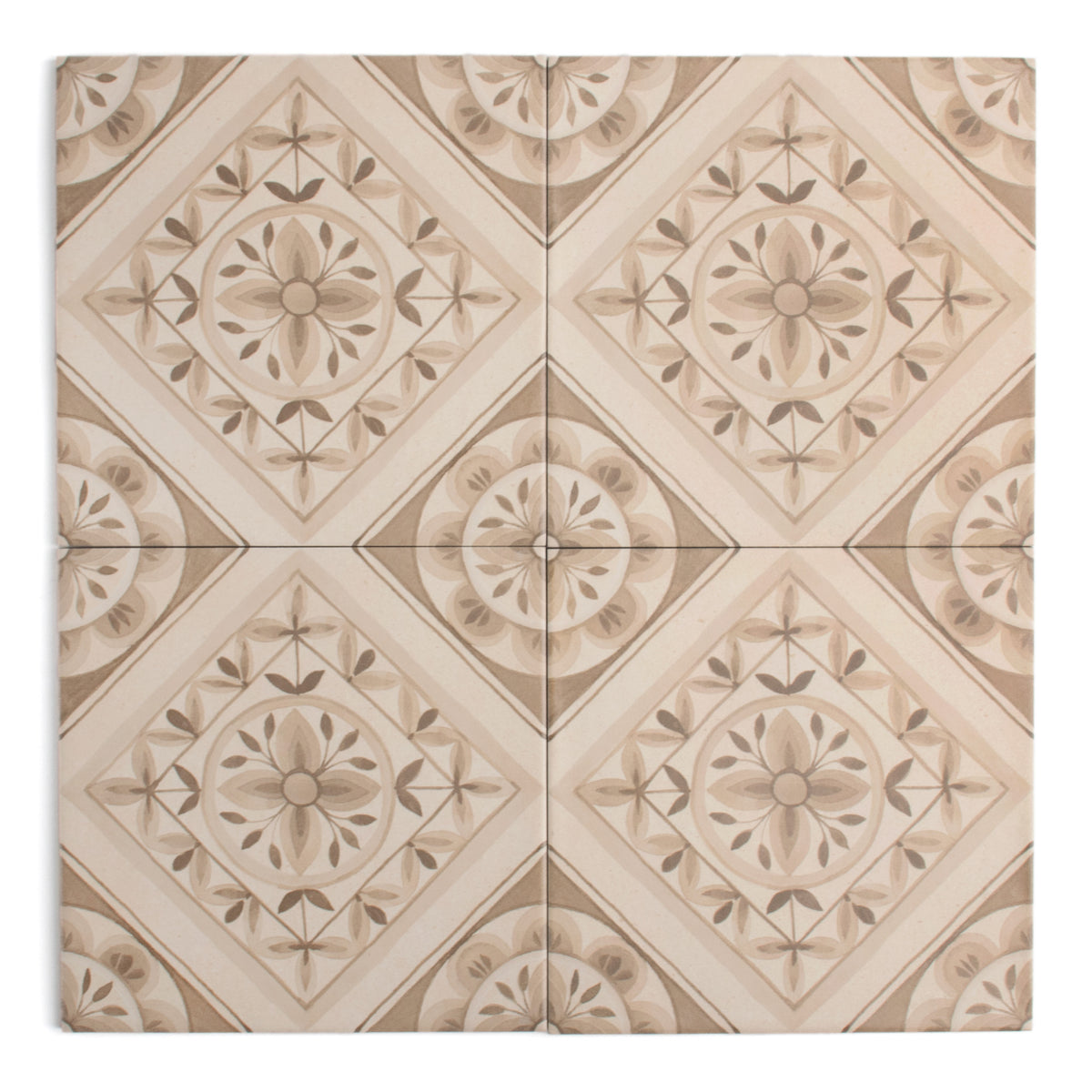 Amour Ivory Patterned Tile