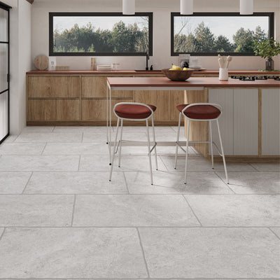 Arles White Floor Tile