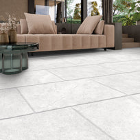 Arles White Floor Tile