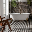 Auberge Black Patterned Tile