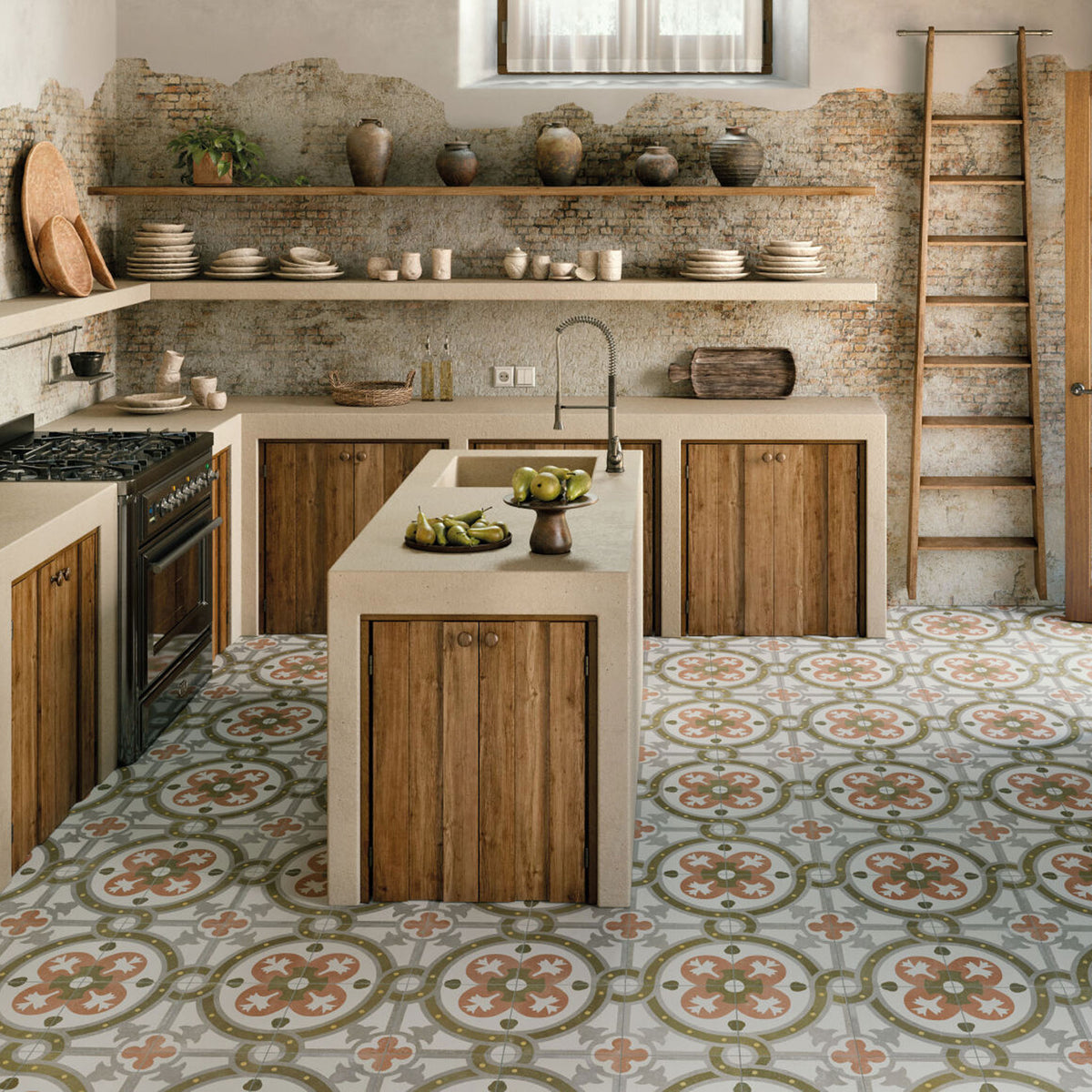 Bistro Amour Patterned Tile