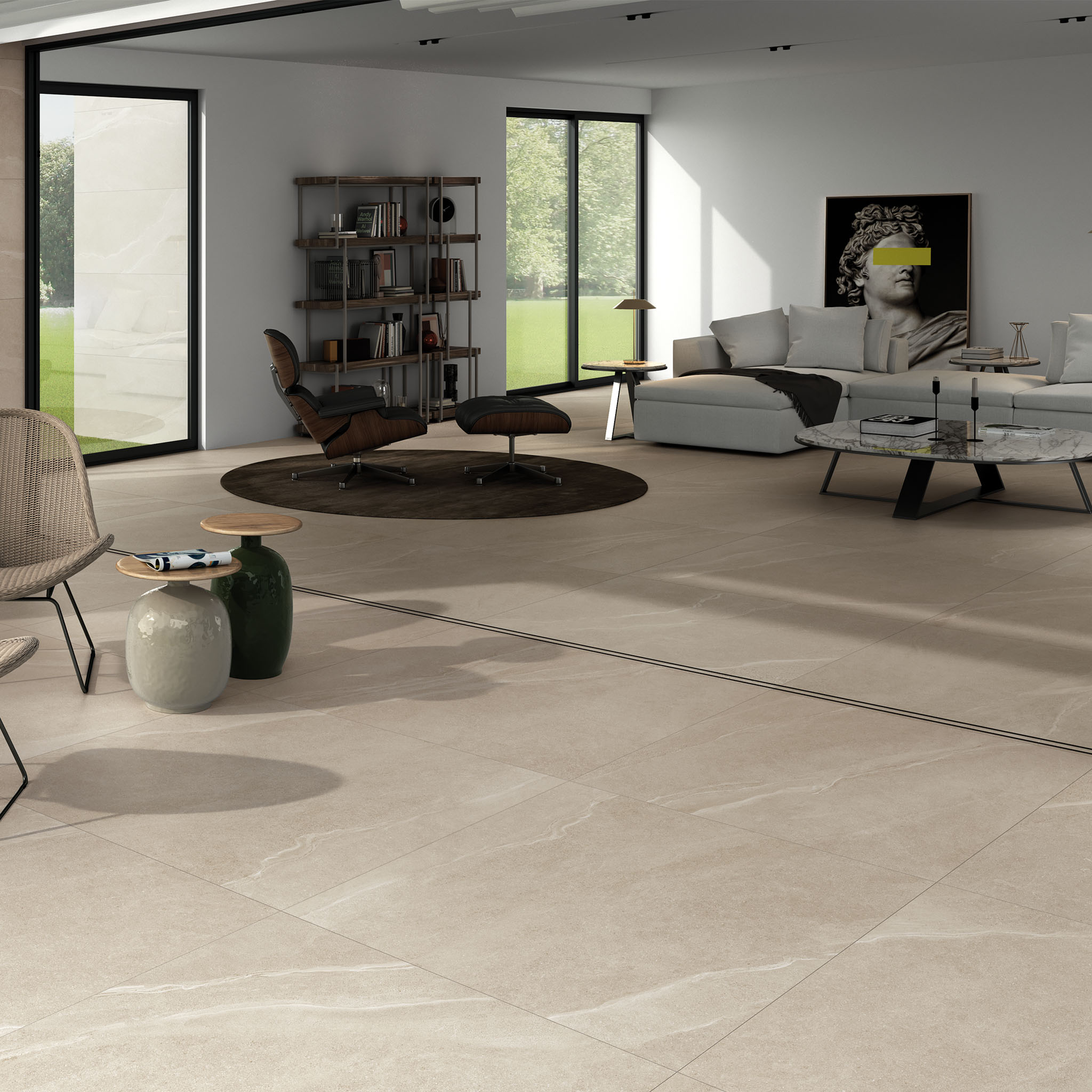 Derwent Ivory Floor Tile – Porcelain Superstore