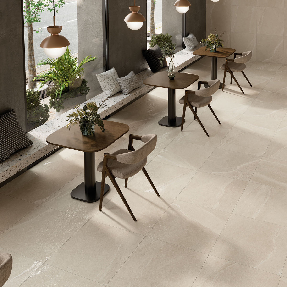 Derwent Ivory Floor Tile