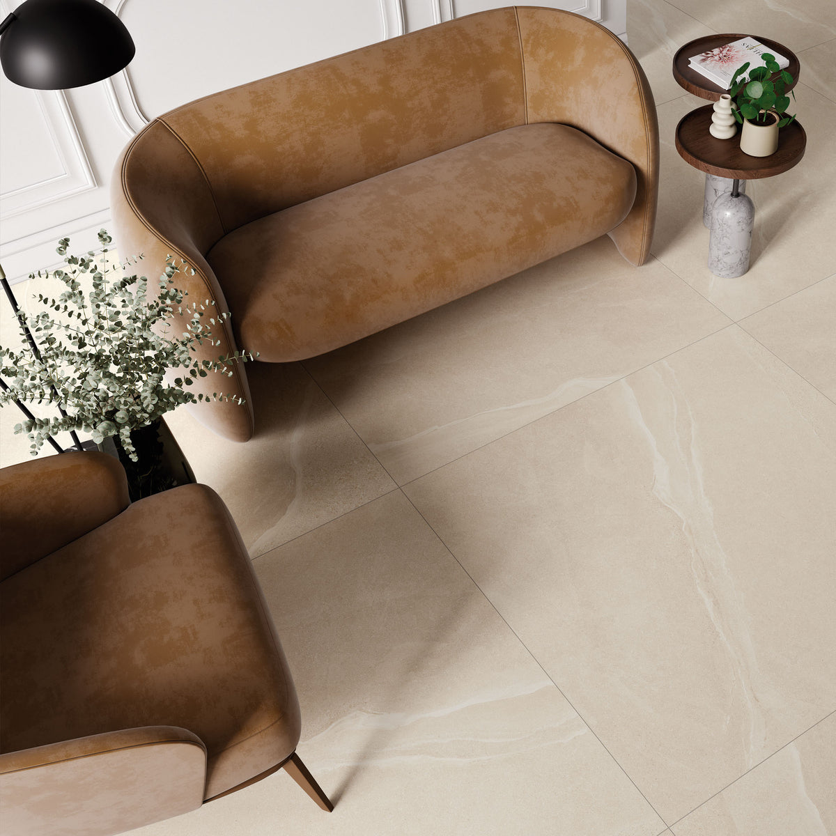 Derwent Ivory Floor Tile