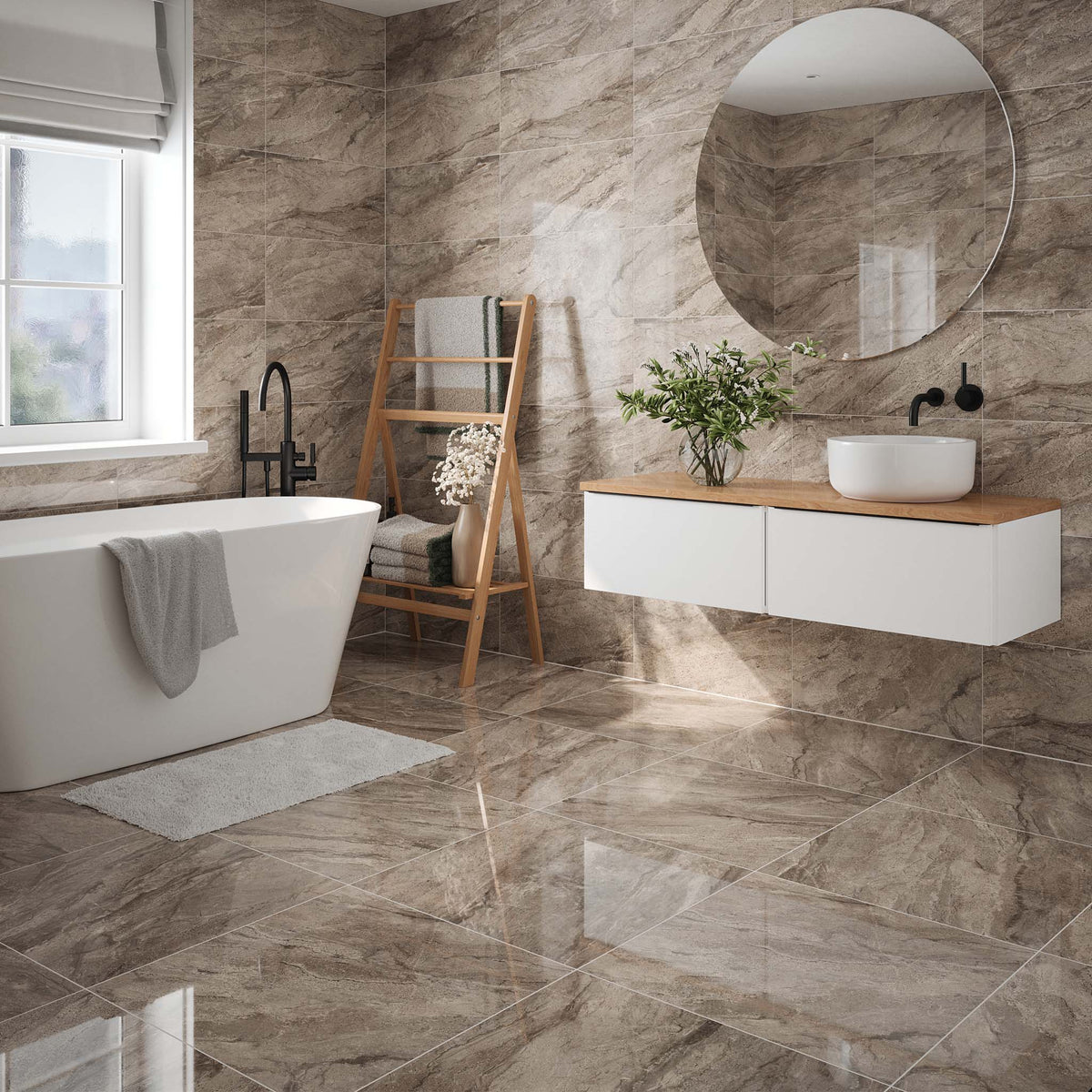 Destiny Beige Polished Tile