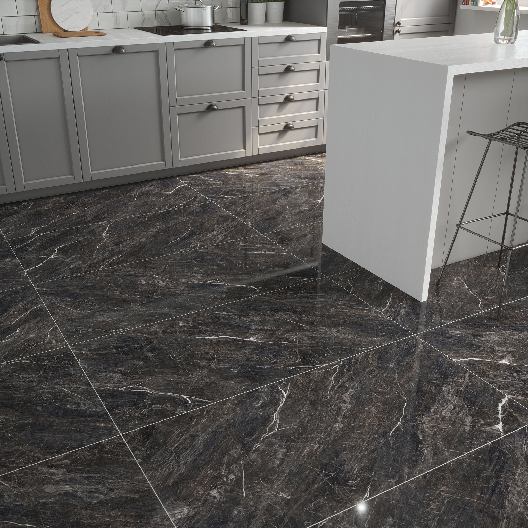 Destiny Midnight Polished Tile – Porcelain Superstore