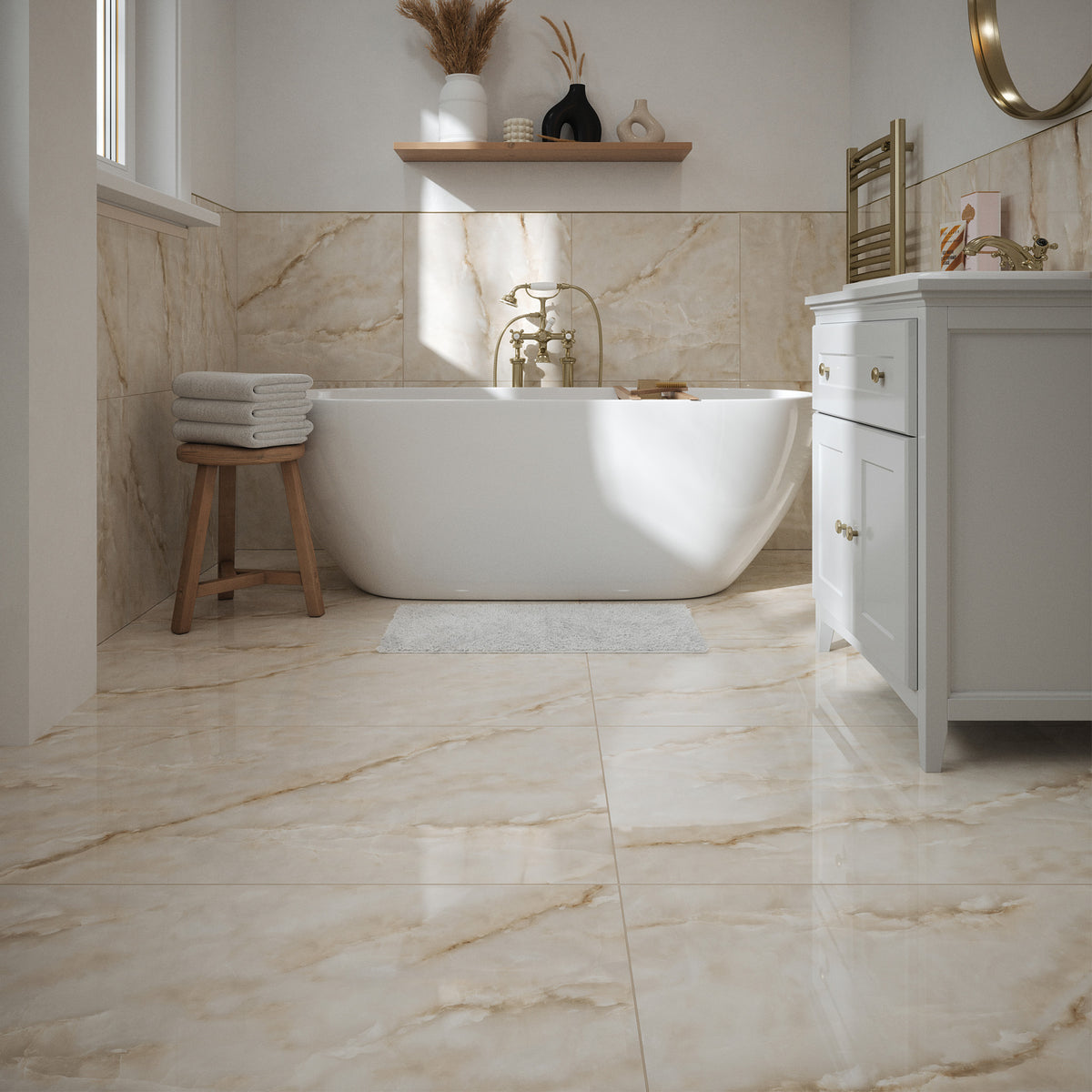 Destiny Pearl Polished Tile