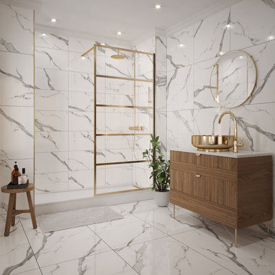 Destiny White Polished Tile