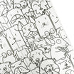 Doodle Dog Patterned Tile