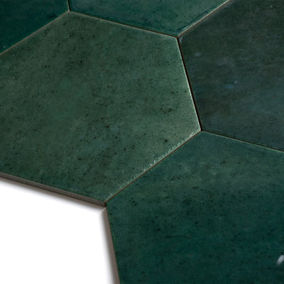 Dwell Emerald Hex Tile