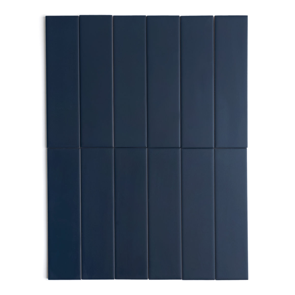 Fluted Denim Plain Wall Tile