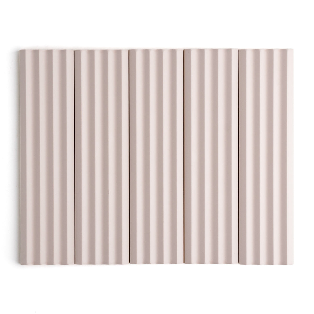 Fluted Pink Decor Wall Tile