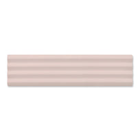 Fluted Pink Decor Wall Tile