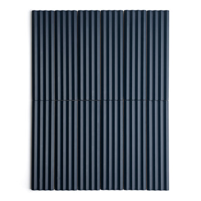 Fluted Denim Decor Wall Tile