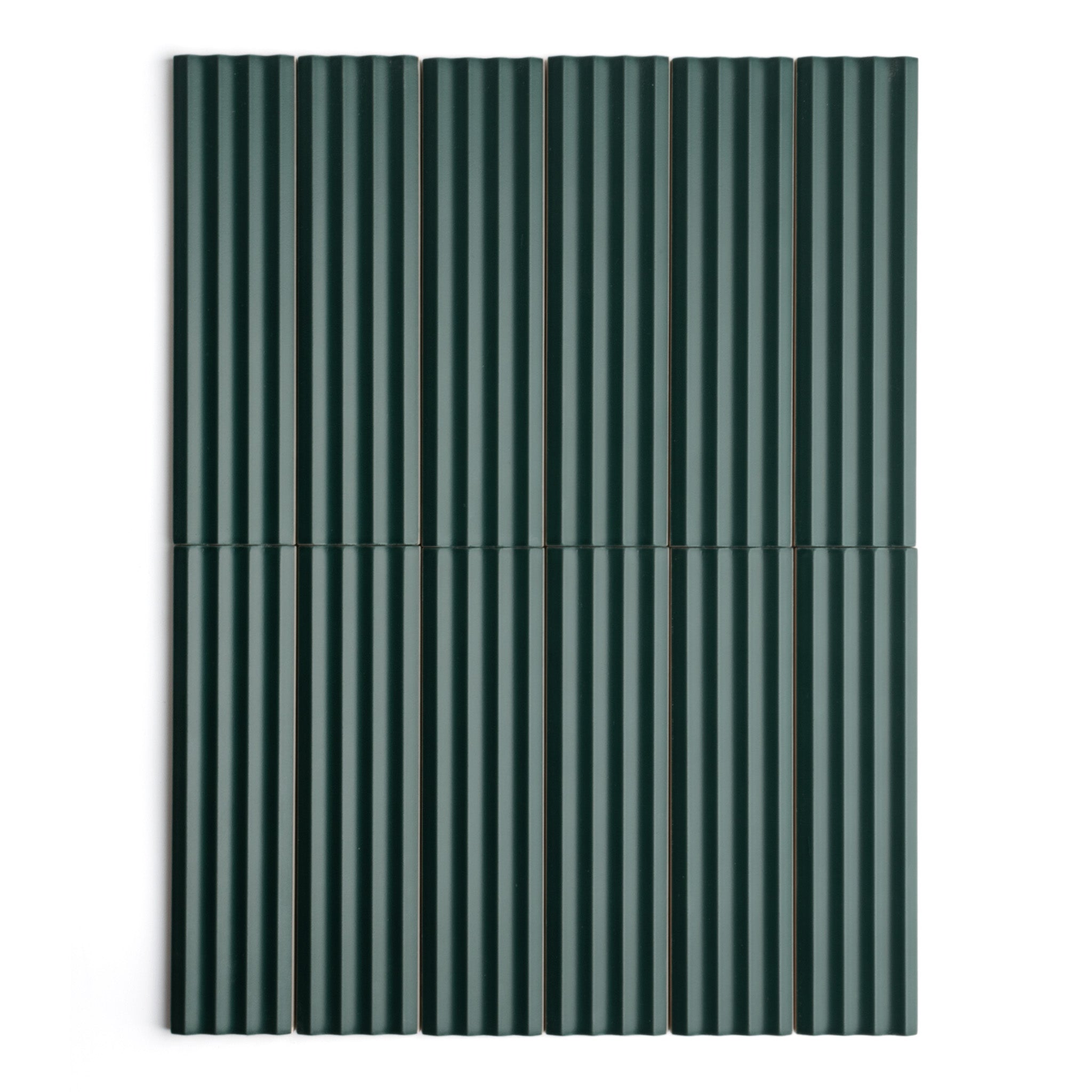 Fluted Emerald Decor Wall Tile – Porcelain Superstore