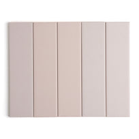 Fluted Pink Plain Wall Tile