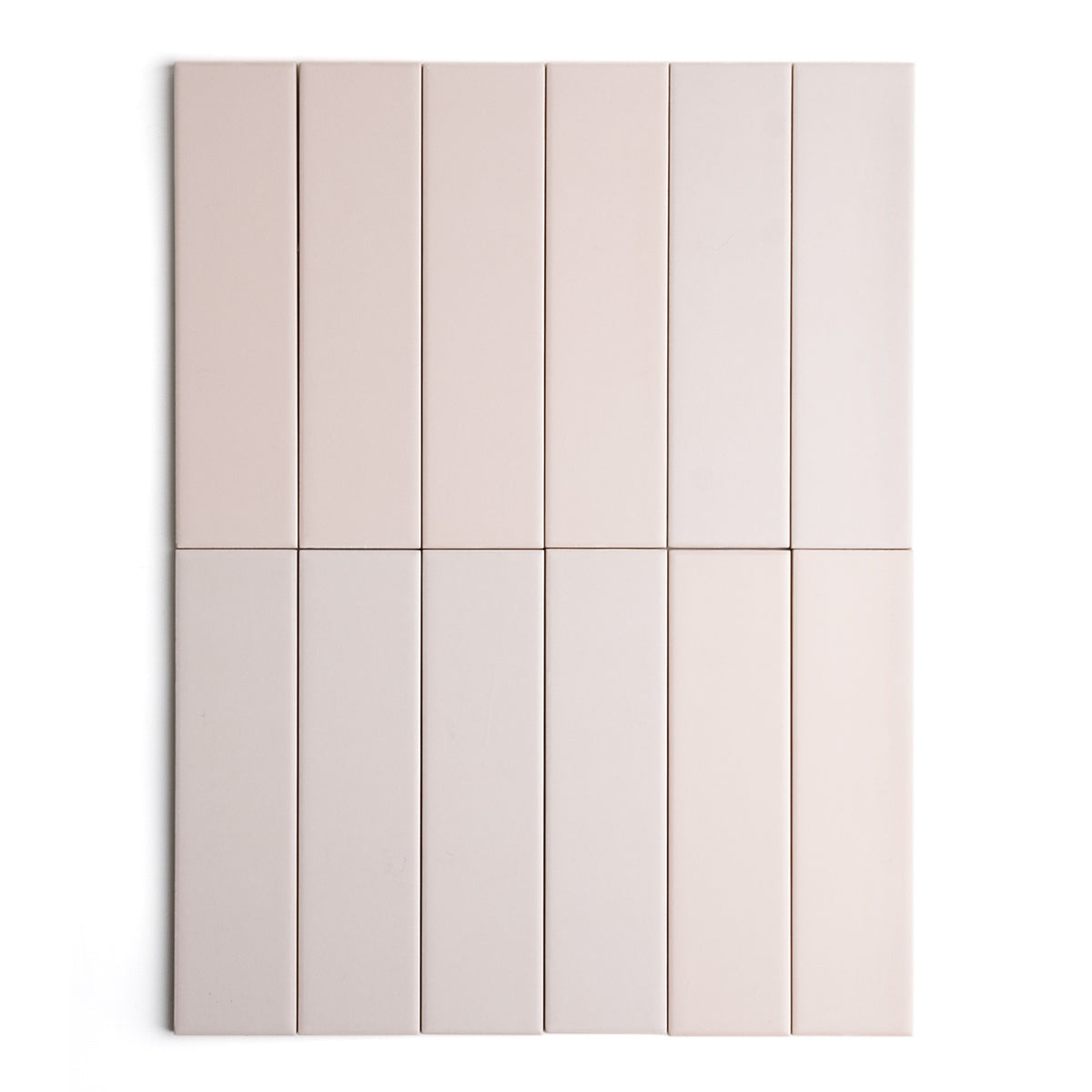 Fluted Pink Plain Wall Tile