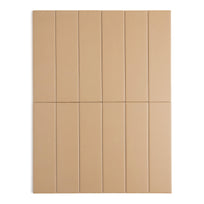 Fluted Sand Plain Wall Tile