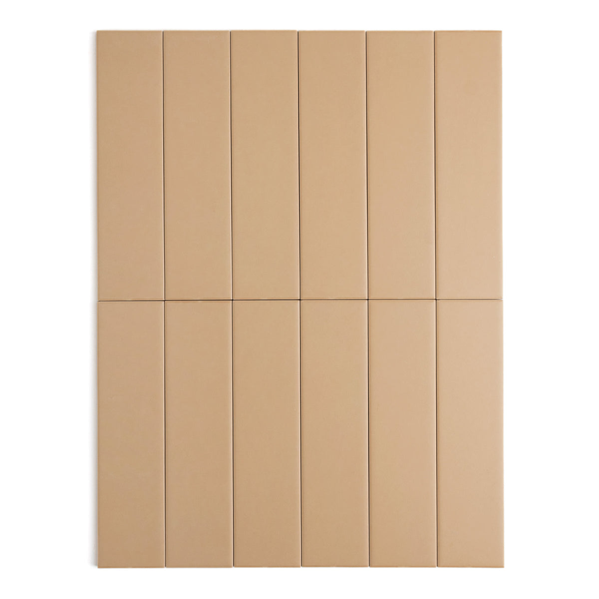 Fluted Sand Plain Wall Tile