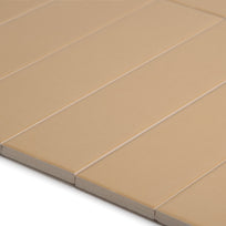 Fluted Sand Plain Wall Tile