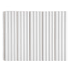 Fluted Snow Gloss Decor Wall Tile