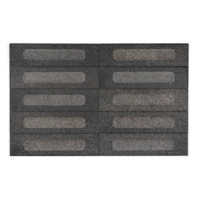 Furnace Black Decor Tile