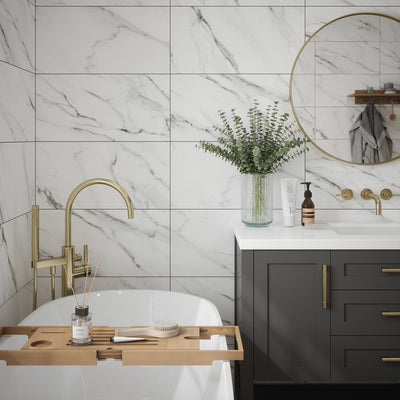 Haven White Matt Wall Tile