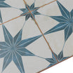 Heritage Star Blue Patterned Tile