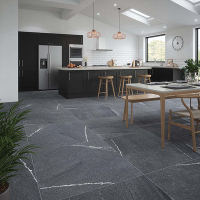 Highland Anthracite Floor Tile