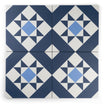 Melville Blue Patterned Tile