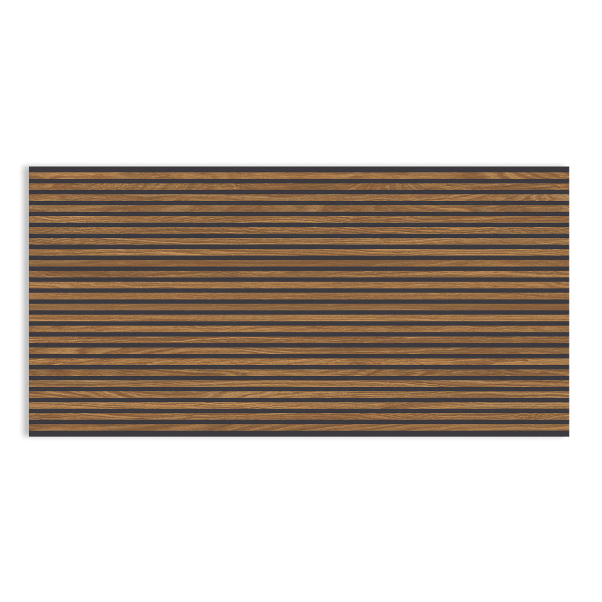 Kinfolk Walnut Slat Wood Wall Tile