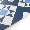 Melville Blue Patterned Tile