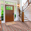 Melville Red Patterned Tile