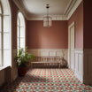 Melville Red Patterned Tile