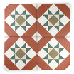 Melville Red Patterned Tile