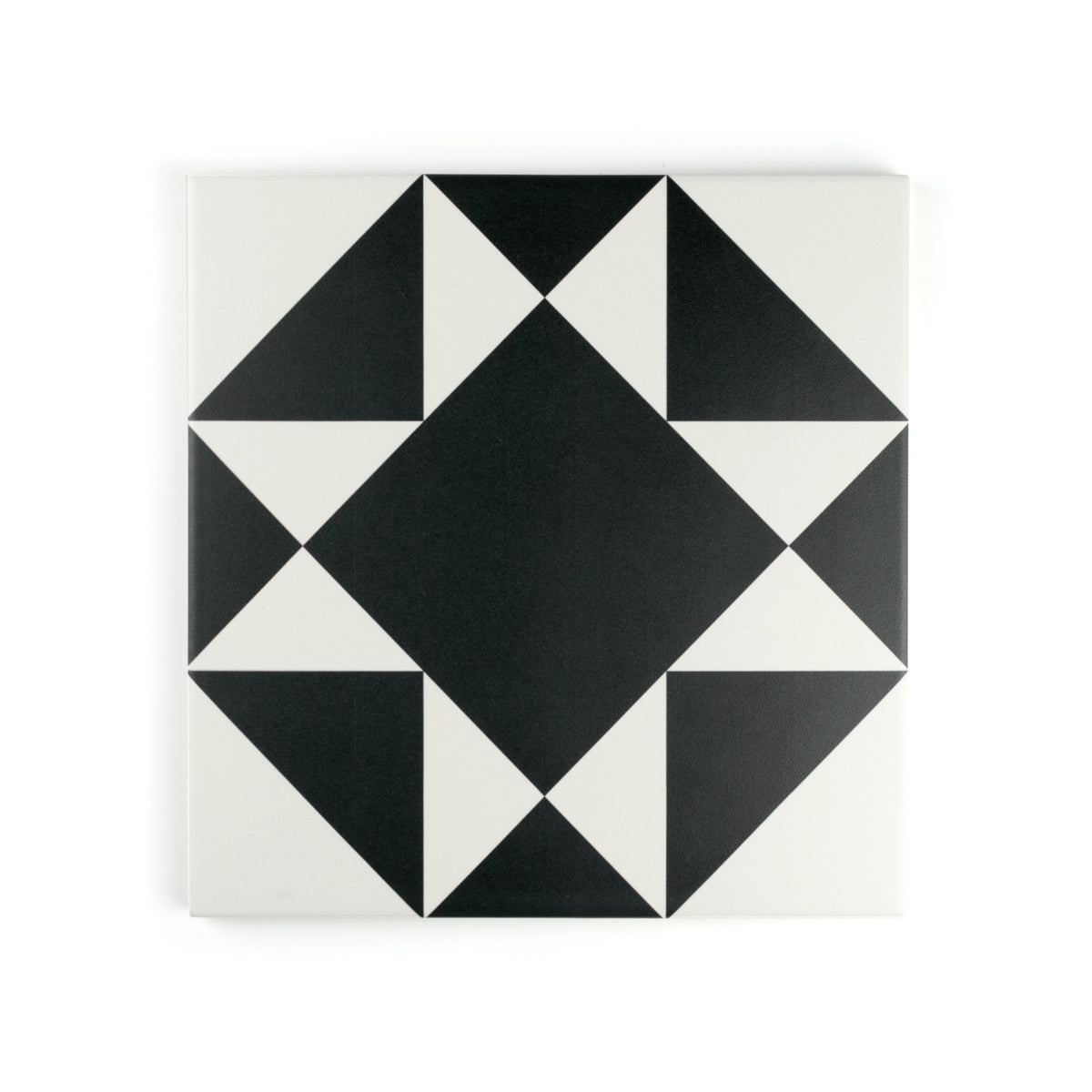 Melville White Patterned Tile