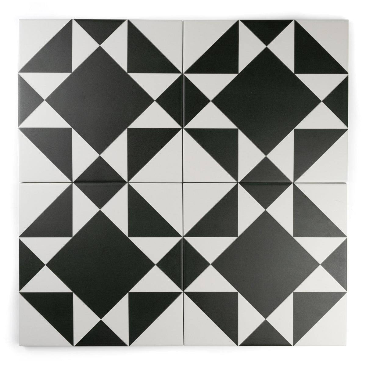 Melville White Patterned Tile