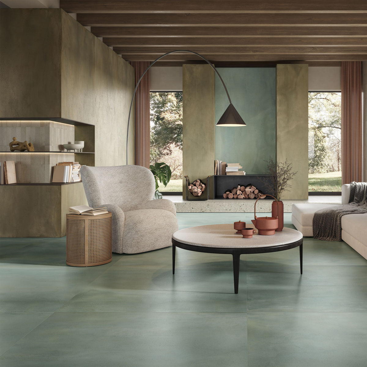 Mercury Green Floor Tile