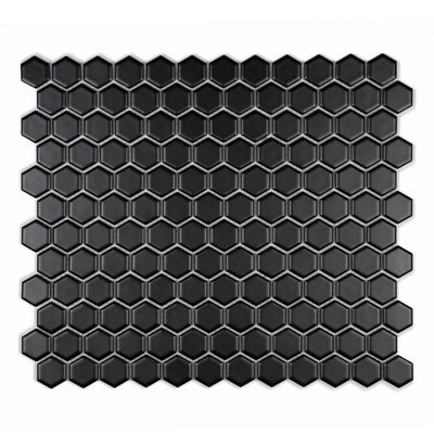 Microhex Midnight Mosaic Tile