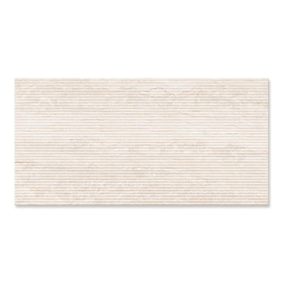 Pantheon Ivory Fluted Tile