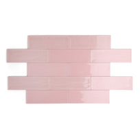 Ripples Pink Wall Tile