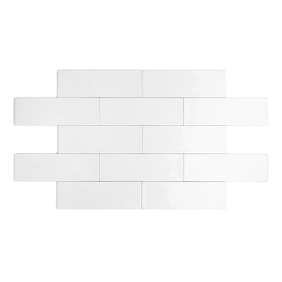 Ripples White Wall Tile