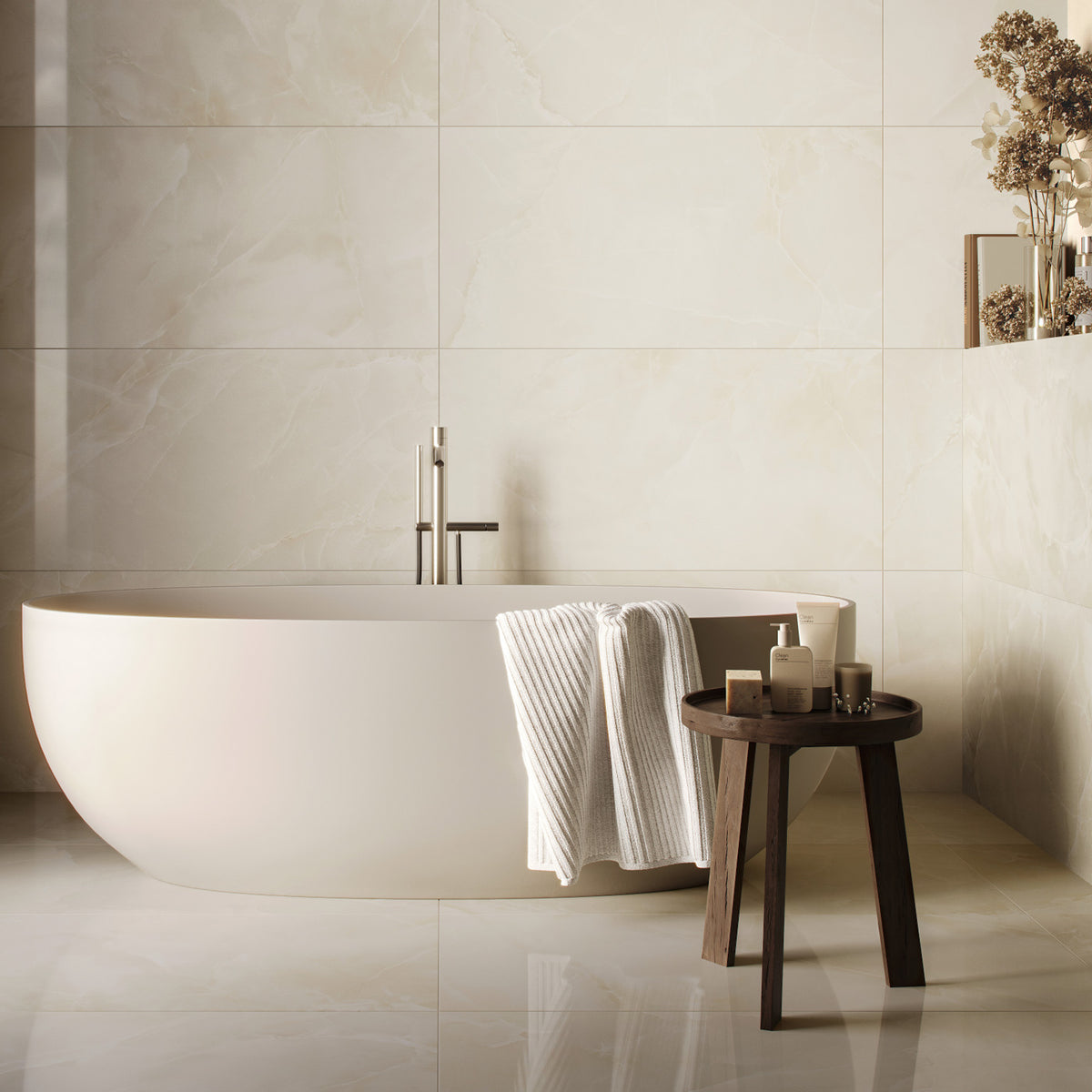 Ritz Ivory Polished Tile