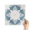 Rosetta Blue Patterned Tile