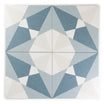 Rosetta Blue Patterned Tile